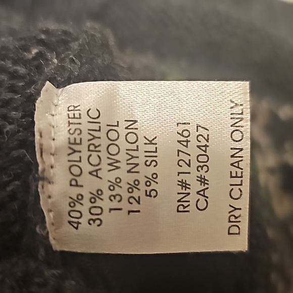 Wildfox Shredded Roses Venice Canal Sweater Gray Size XS - Picture 8 of 14